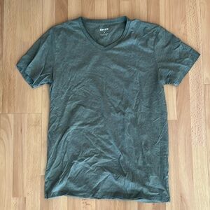 Bonobos Men’s Slim Fit M V-Neck T-Shirt Heather Green